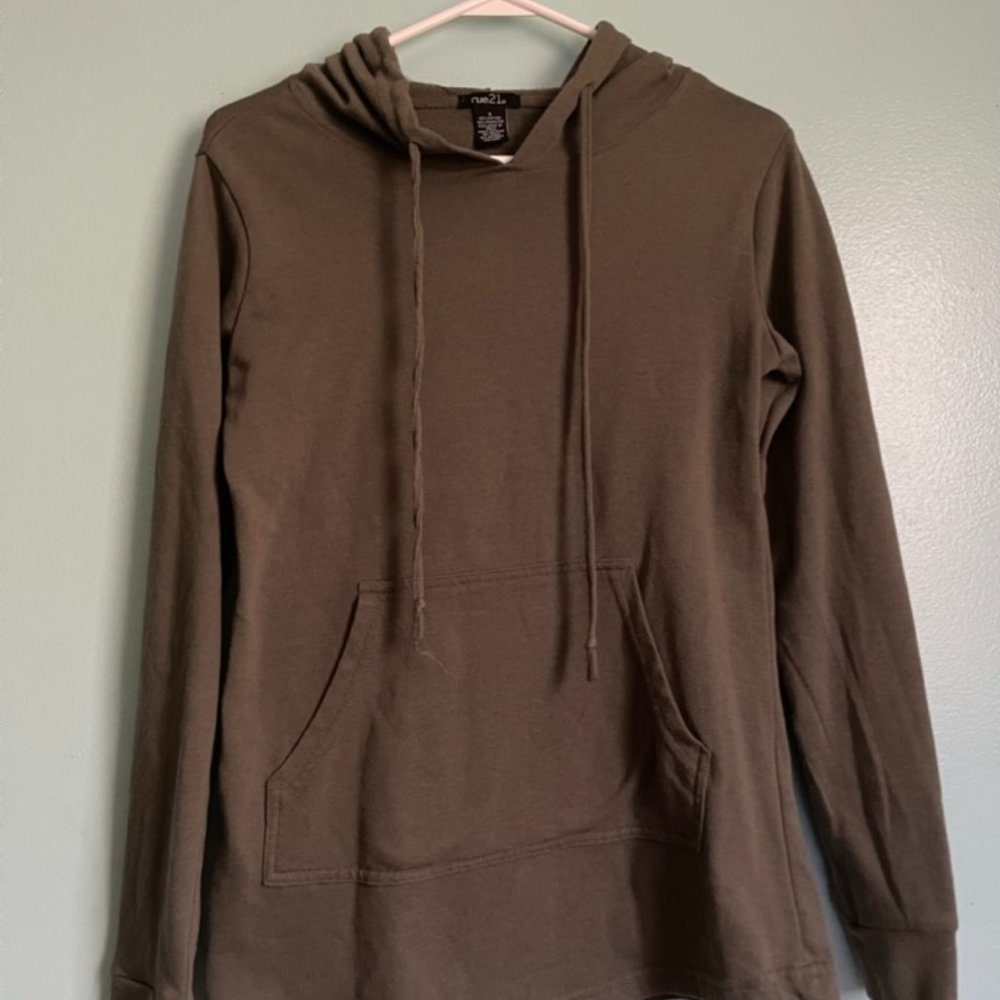 Rue21 Green Long sleeve with hood